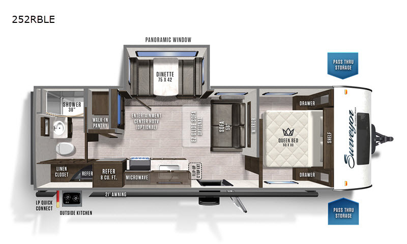 2021 Forest River Rv Rockwood Roo 19 For Sale In Holland Oh Rv Trader