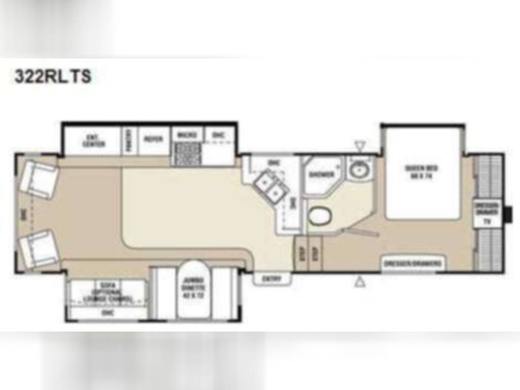 2008 Coachmen Chaparral By Coachmen 322rlds For Sale In Rock Falls Il Rv Trader