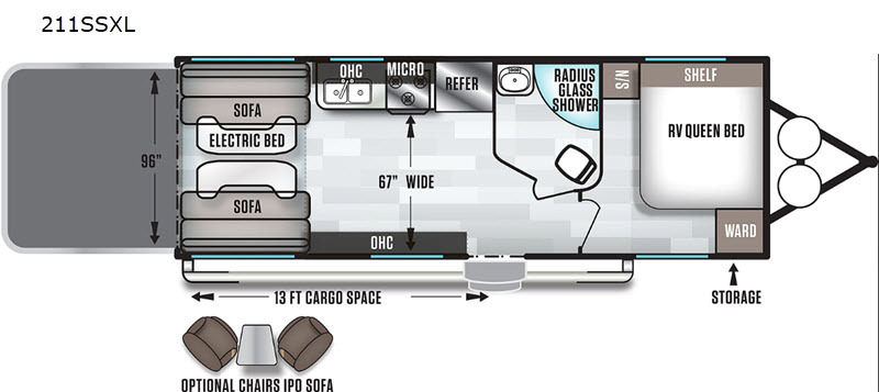 Wildwood X Lite 211ssxl For Sale Forest River Rvs Rv Trader