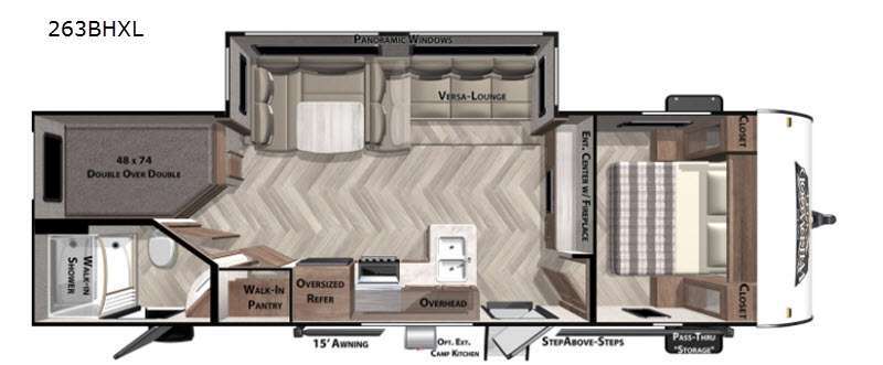 Illinois Wildwood X Lite 263bhxl For Sale Forest River Travel Trailers Rv Trader