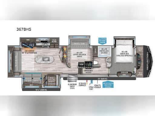 Michigan Reflection For Sale Grand Design Fifth Wheels Rv Trader 2022 Grand Design Reflection 230rl Michigan