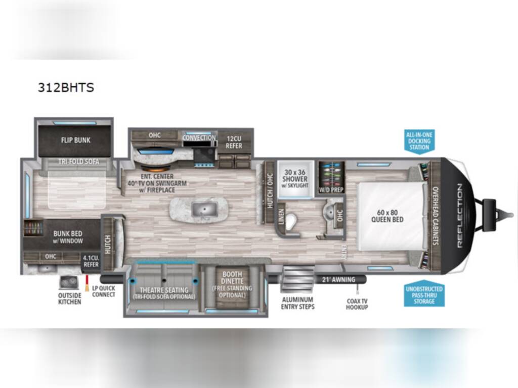 2022 Grand Design Reflection 312bhts For Sale In Ashland Va Rv Trader 2022 Grand Design Reflection 312bhts Cost