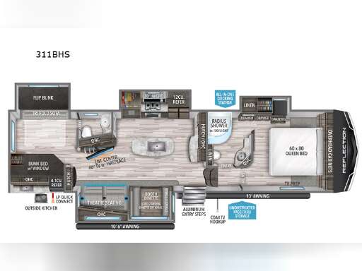 Utah Reflection 28bh For Sale Grand Design Rvs Rv Trader 2022 Grand Design Reflection 28bh Utah