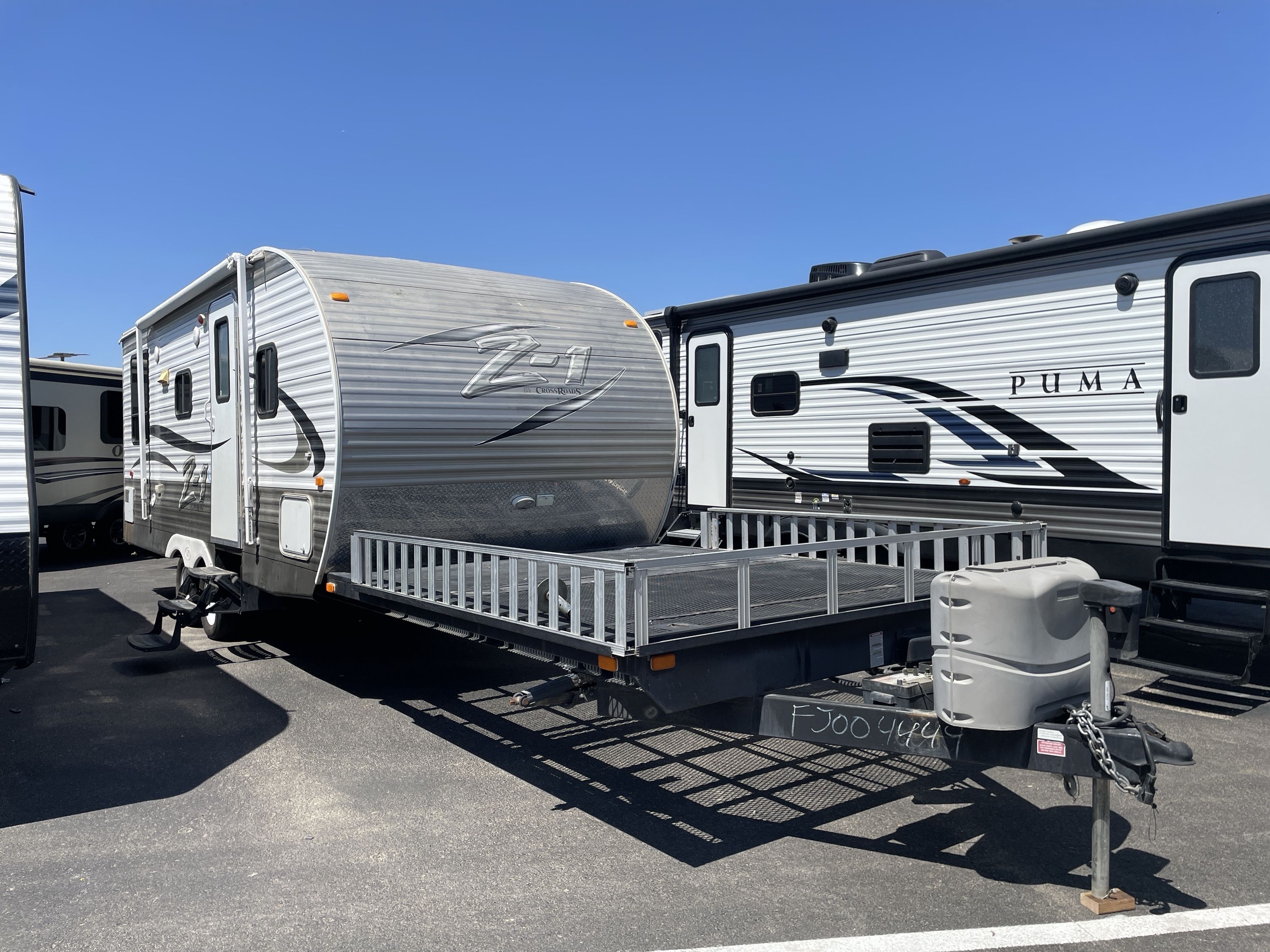 2015 Crossroads Z-1 218TD Toy Haulers Travel Trailer RV Reviews on